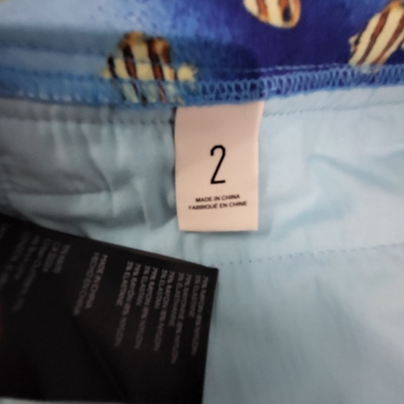 Urban Outfitters Fish Swim Shorts Size 2 - Picture 8 of 11